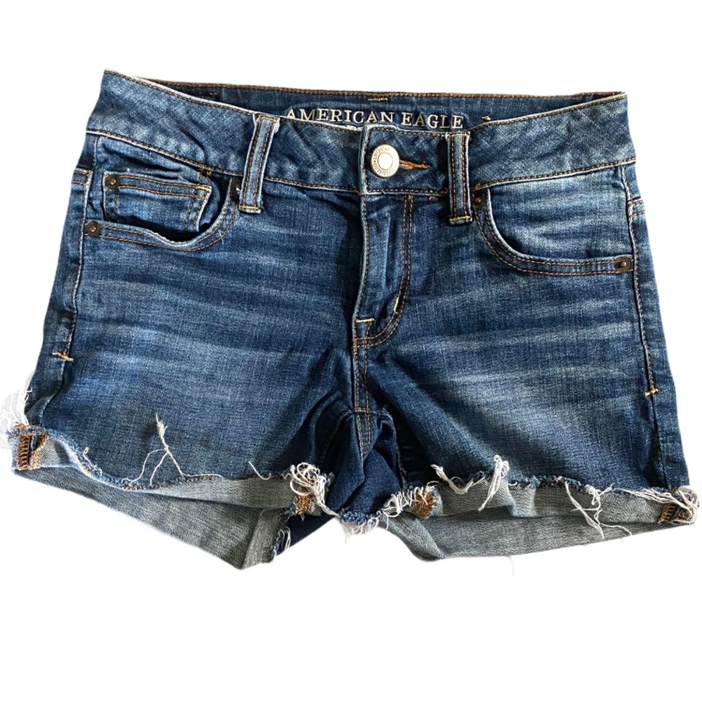 American Eagle super stretch distressed jeans